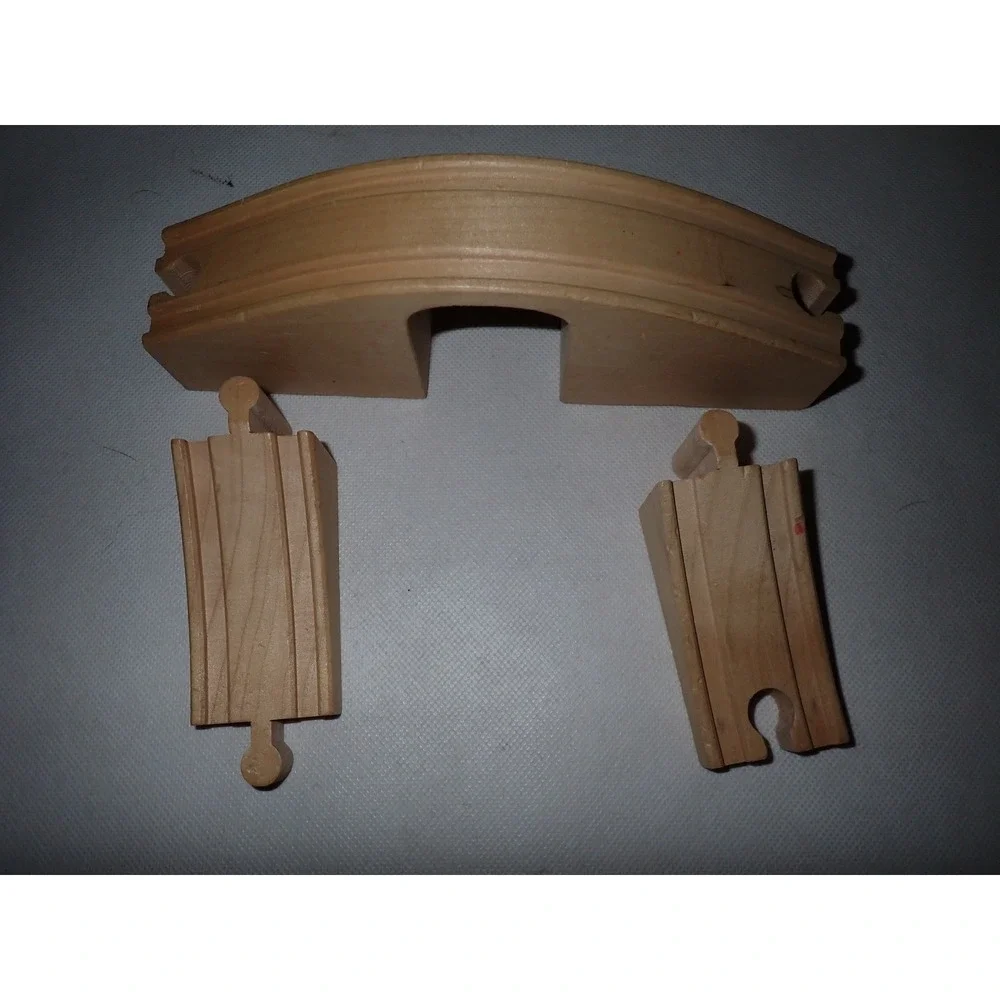 Thomas & Friends Kids Wooden Train Track Arched Bridge Set 3 Pieces